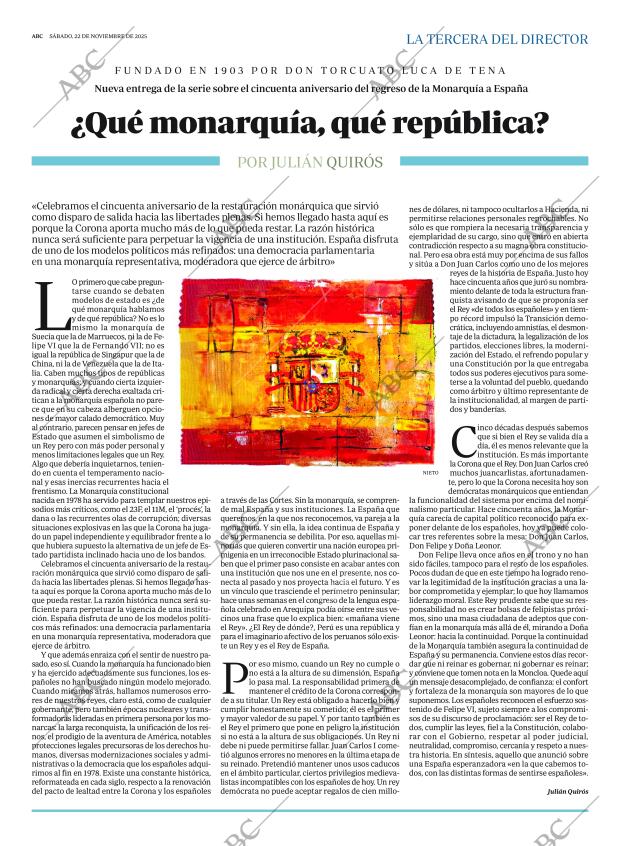 ABC MADRID 22-11-2025 página 3
