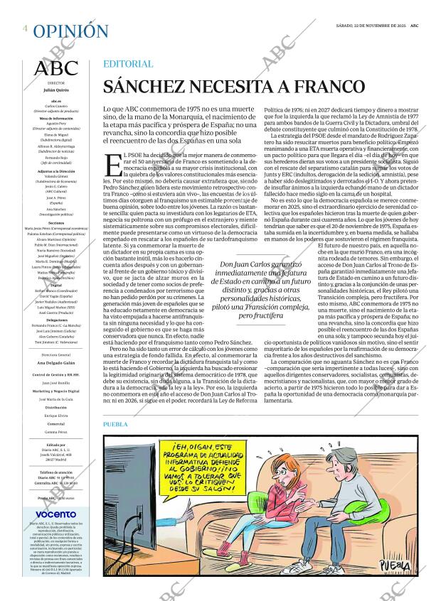 ABC MADRID 22-11-2025 página 4