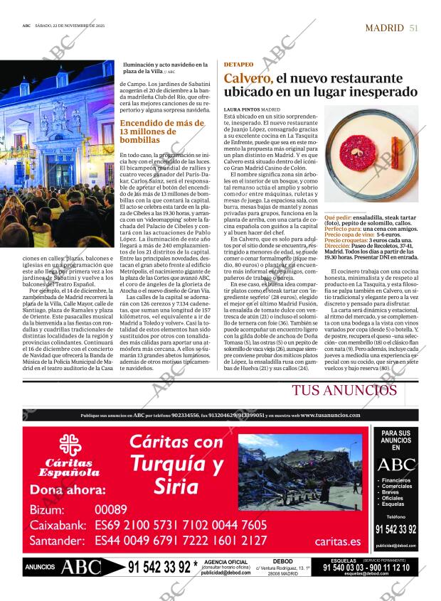 ABC MADRID 22-11-2025 página 51