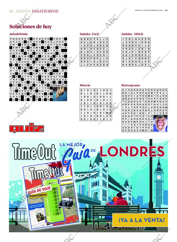 ABC MADRID 22-11-2025 página 56