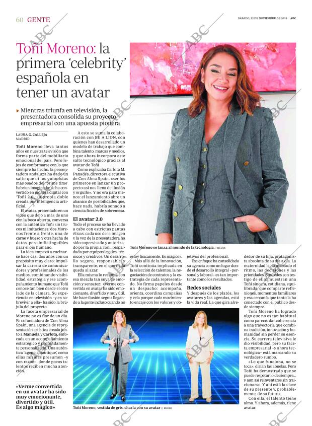 ABC MADRID 22-11-2025 página 60