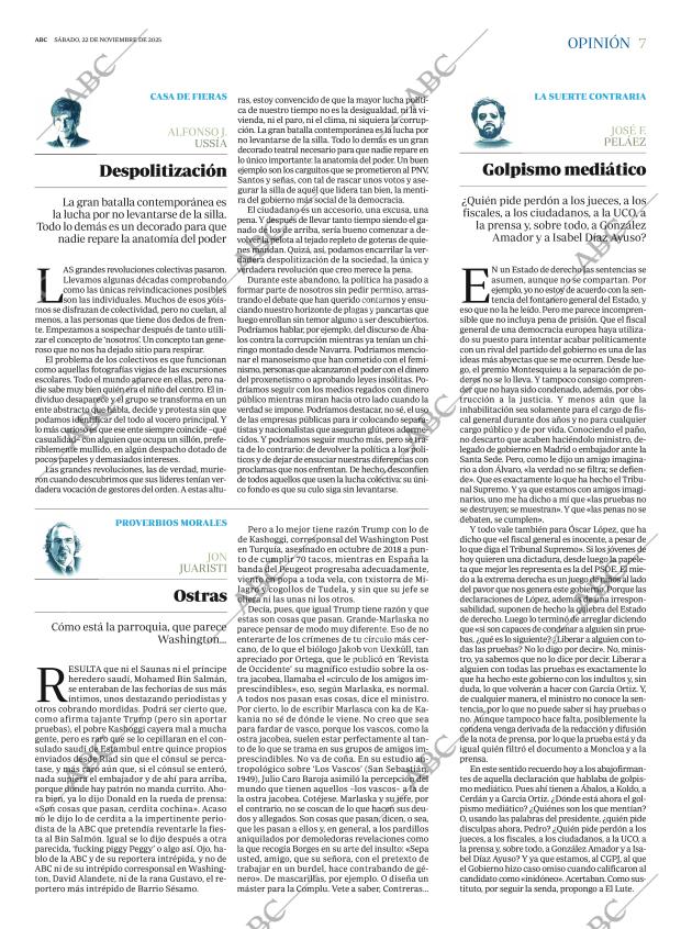 ABC MADRID 22-11-2025 página 7