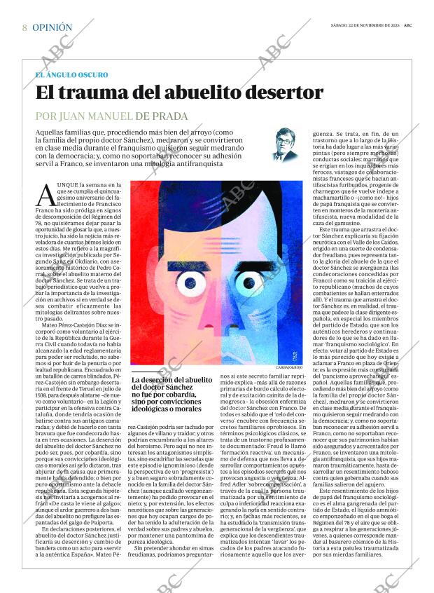 ABC MADRID 22-11-2025 página 8