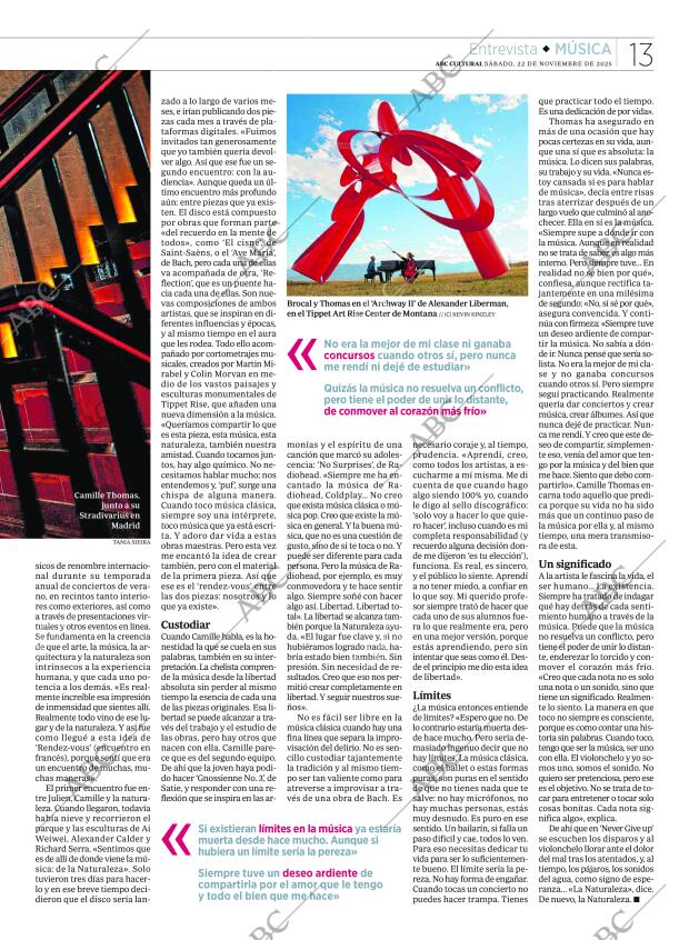 CULTURAL MADRID 22-11-2025 página 13