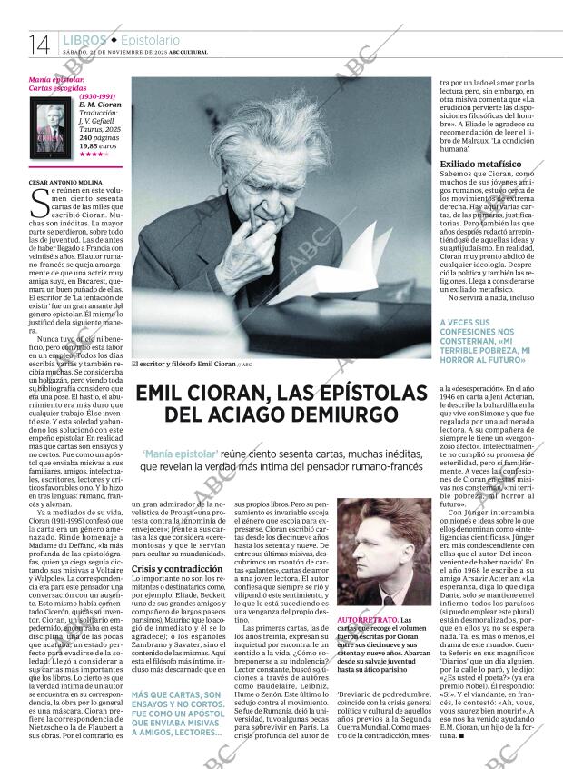 CULTURAL MADRID 22-11-2025 página 14