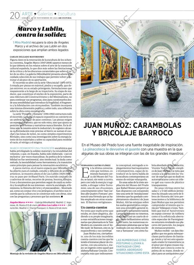 CULTURAL MADRID 22-11-2025 página 20