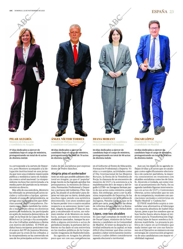 ABC MADRID 23-11-2025 página 23