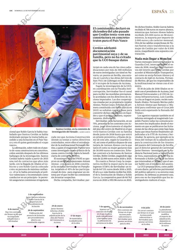 ABC MADRID 23-11-2025 página 25