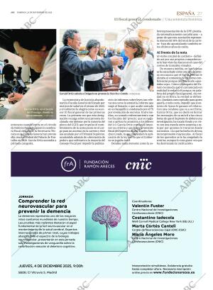 ABC MADRID 23-11-2025 página 27