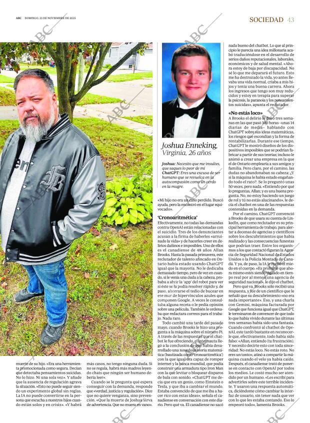ABC MADRID 23-11-2025 página 43