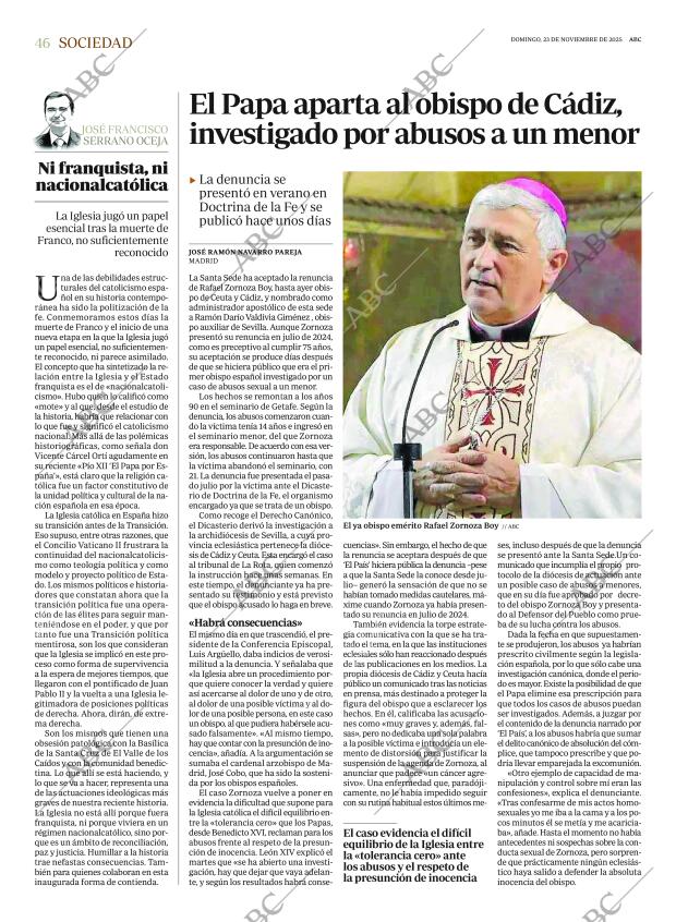 ABC MADRID 23-11-2025 página 46