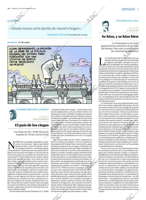ABC MADRID 23-11-2025 página 5