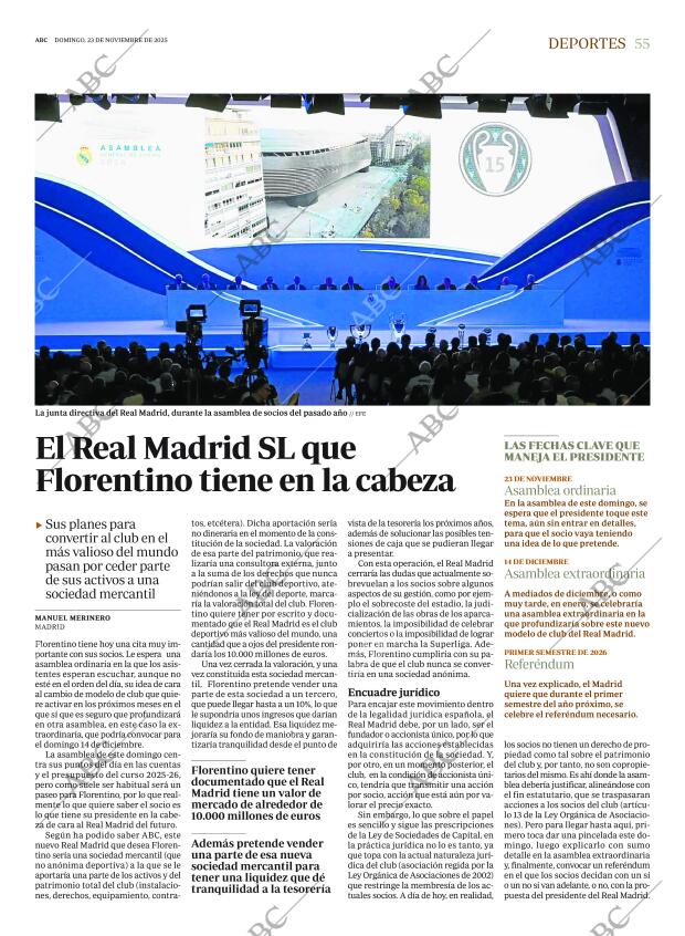 ABC MADRID 23-11-2025 página 55