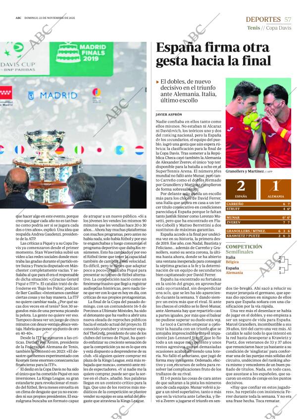 ABC MADRID 23-11-2025 página 57