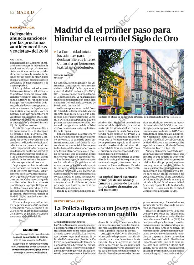 ABC MADRID 23-11-2025 página 62