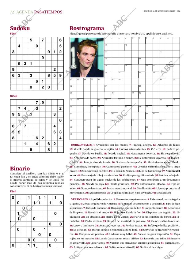 ABC MADRID 23-11-2025 página 72