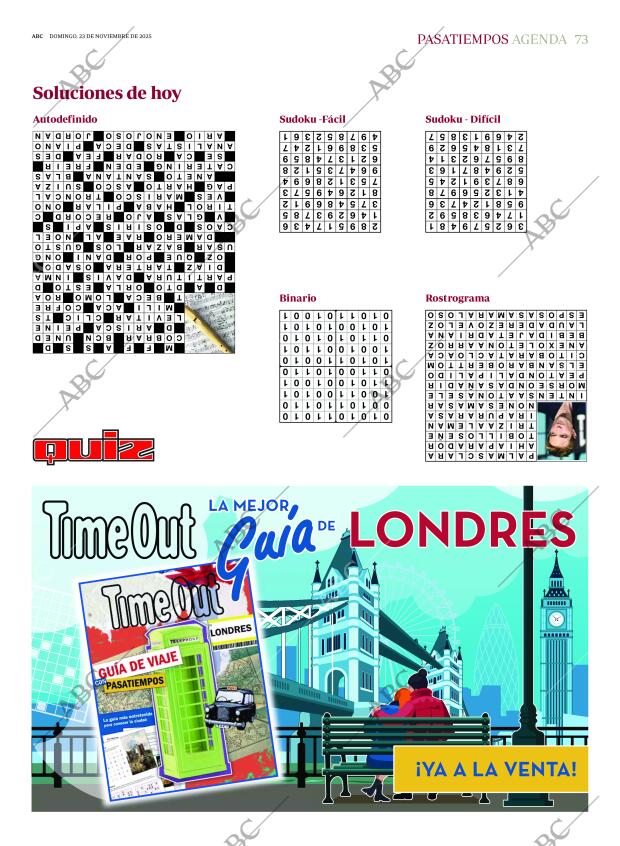 ABC MADRID 23-11-2025 página 73