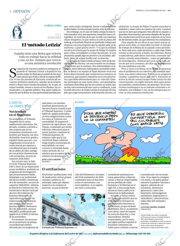 ABC MADRID 23-11-2025 página 8