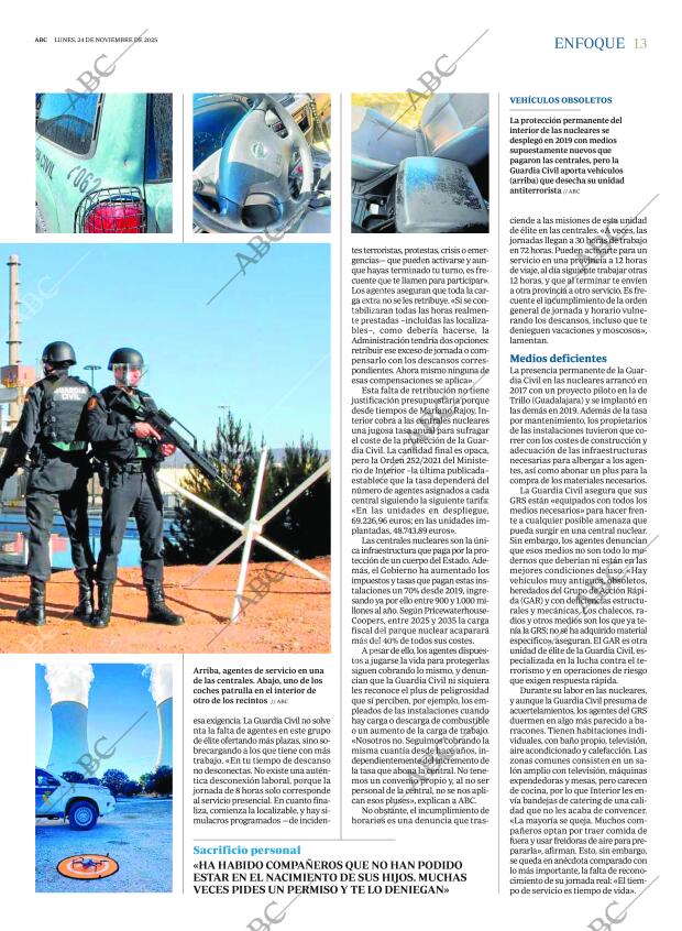 ABC MADRID 24-11-2025 página 13
