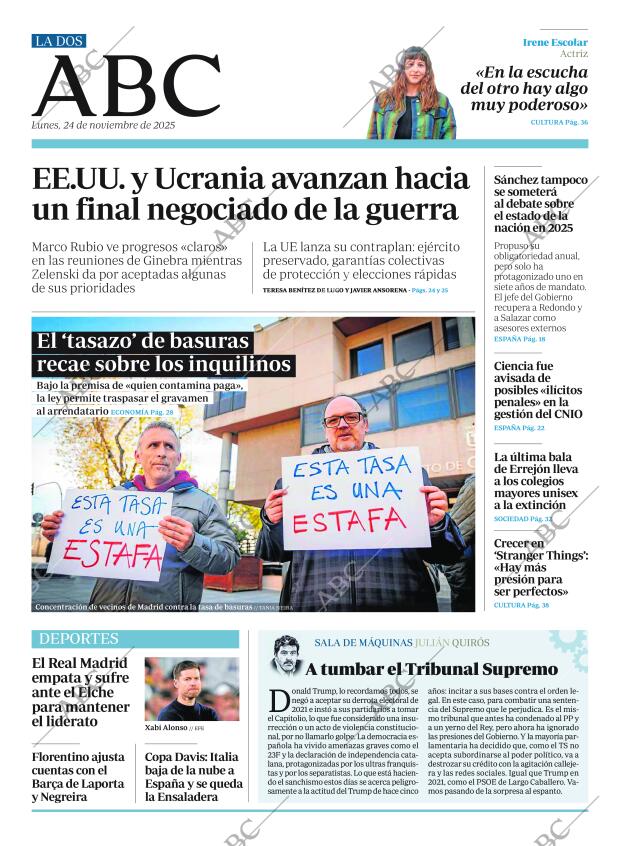 ABC MADRID 24-11-2025 página 2