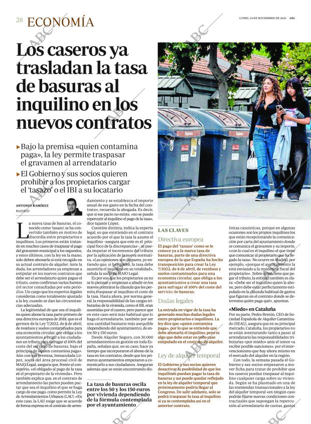ABC MADRID 24-11-2025 página 28