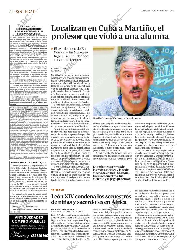 ABC MADRID 24-11-2025 página 34