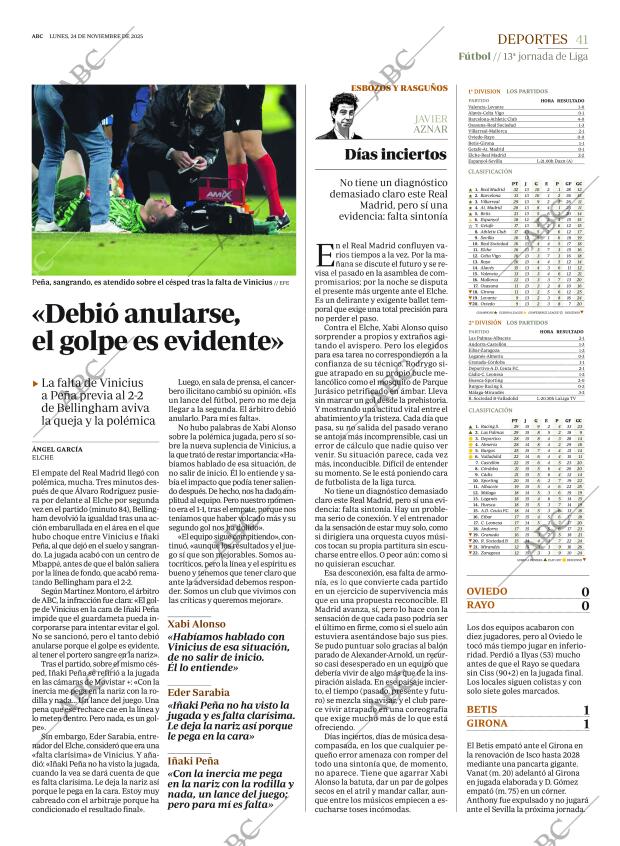 ABC MADRID 24-11-2025 página 41