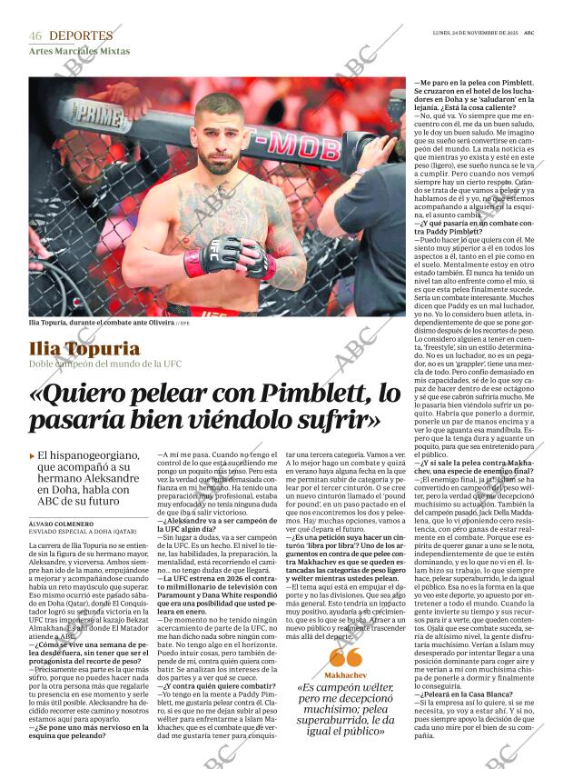 ABC MADRID 24-11-2025 página 46