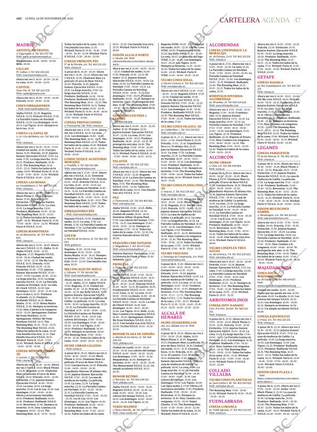 ABC MADRID 24-11-2025 página 47