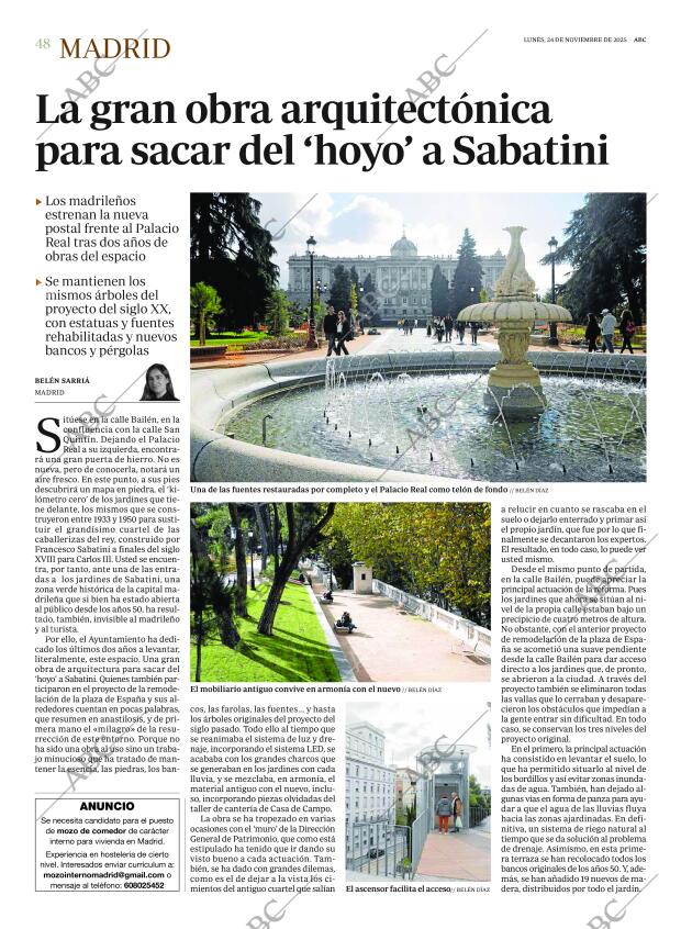 ABC MADRID 24-11-2025 página 48