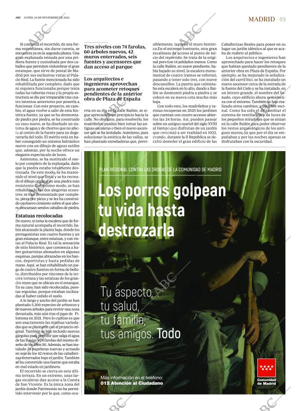 ABC MADRID 24-11-2025 página 49