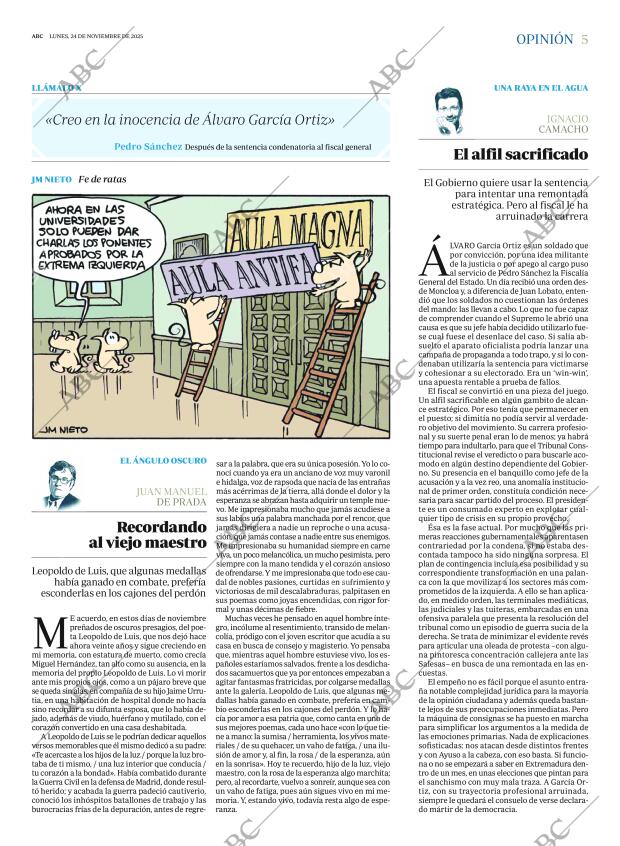 ABC MADRID 24-11-2025 página 5