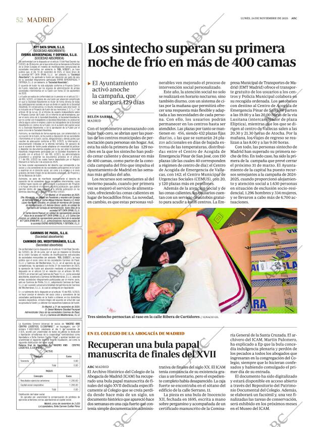 ABC MADRID 24-11-2025 página 52