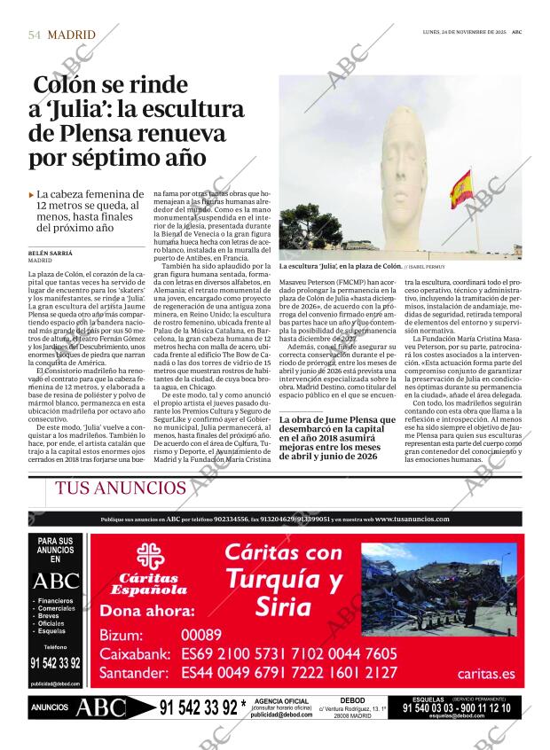 ABC MADRID 24-11-2025 página 54