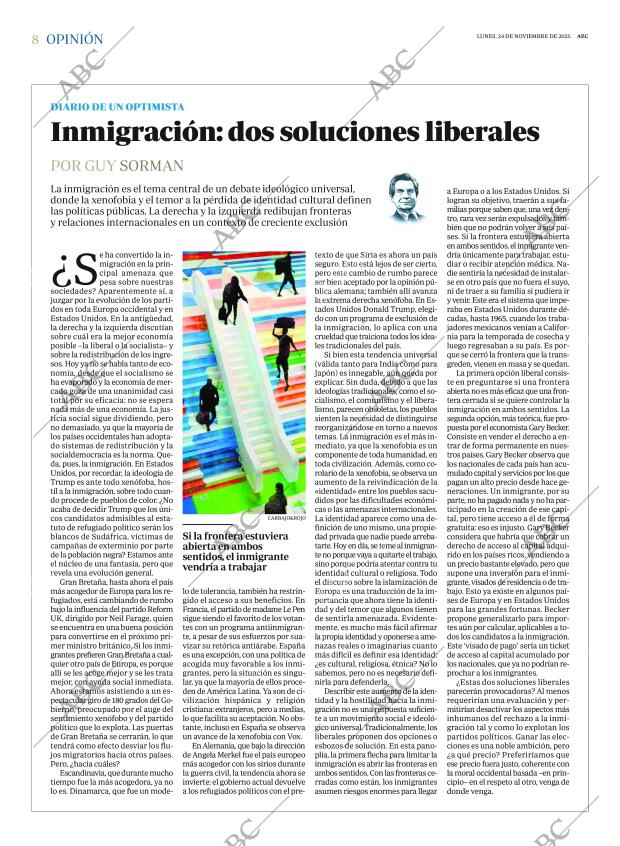 ABC MADRID 24-11-2025 página 8