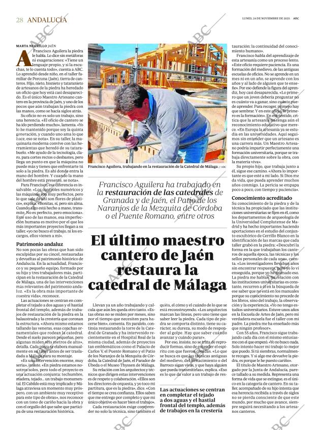 ABC SEVILLA 24-11-2025 página 28