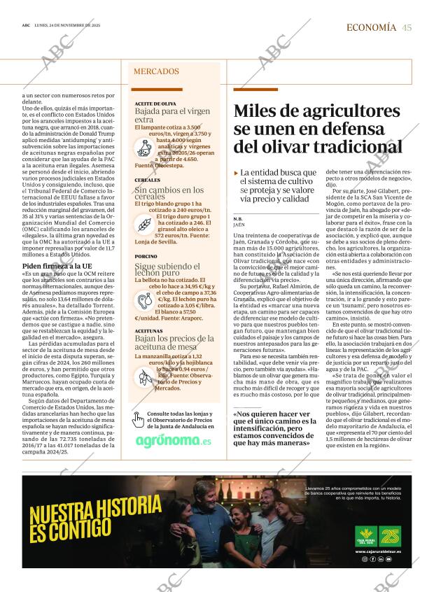 ABC SEVILLA 24-11-2025 página 45