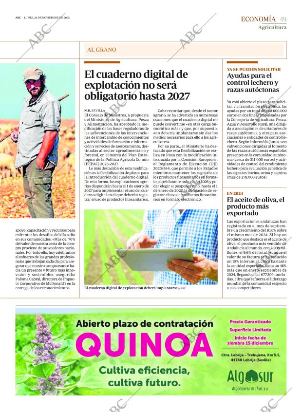 ABC SEVILLA 24-11-2025 página 49
