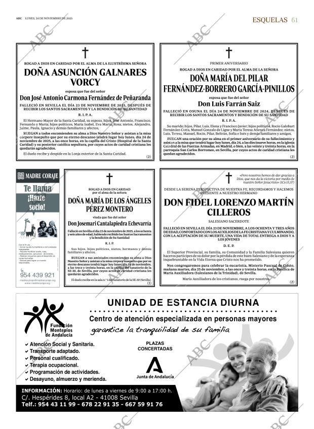 ABC SEVILLA 24-11-2025 página 61