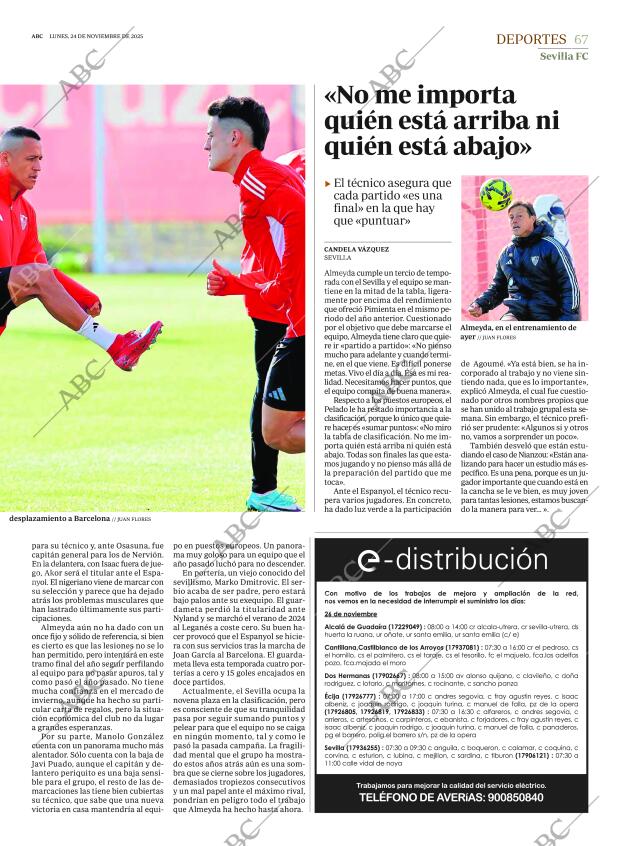 ABC SEVILLA 24-11-2025 página 67