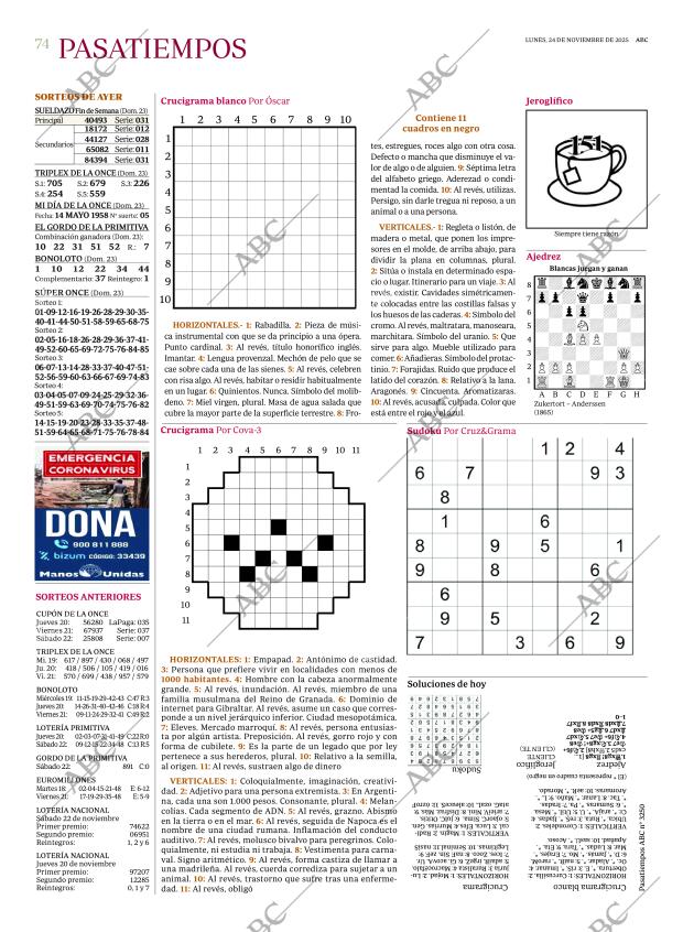 ABC SEVILLA 24-11-2025 página 74