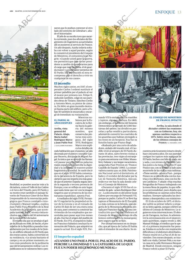ABC MADRID 25-11-2025 página 13