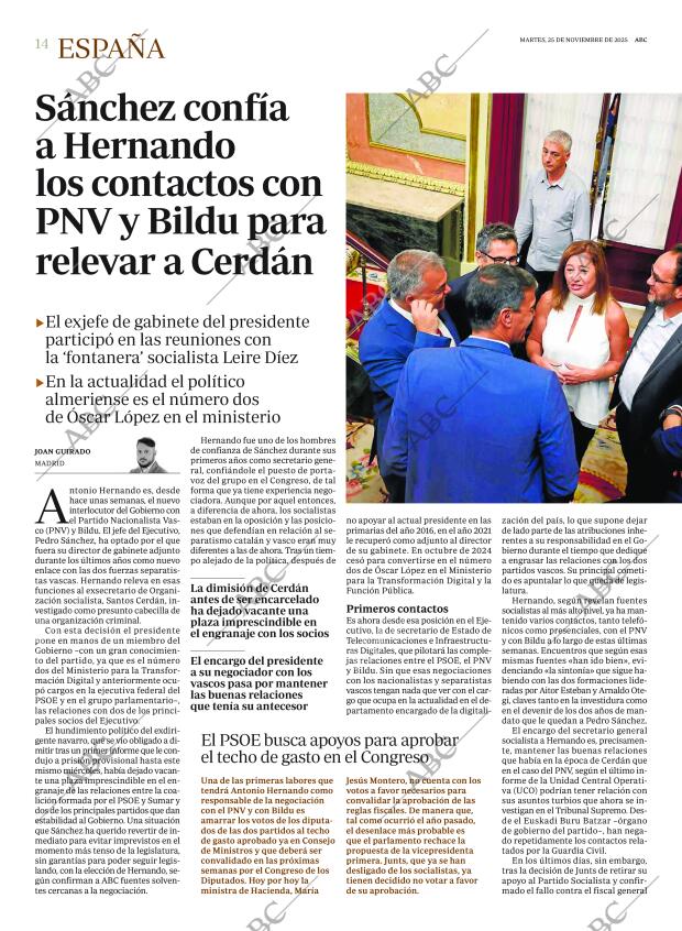 ABC MADRID 25-11-2025 página 14