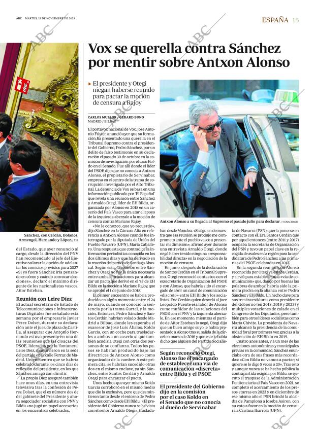 ABC MADRID 25-11-2025 página 15