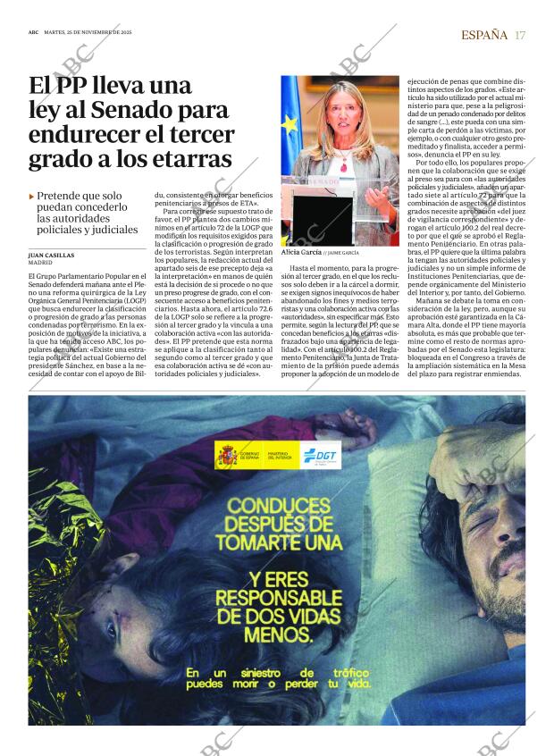 ABC MADRID 25-11-2025 página 17