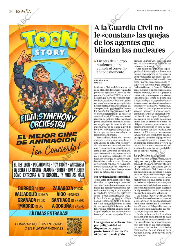 ABC MADRID 25-11-2025 página 20