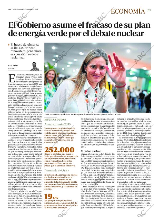 ABC MADRID 25-11-2025 página 29