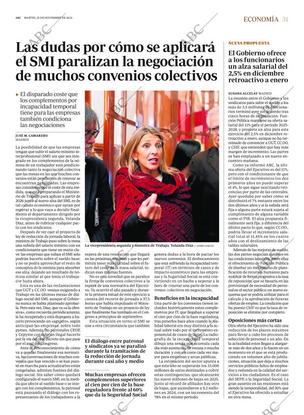 ABC MADRID 25-11-2025 página 31