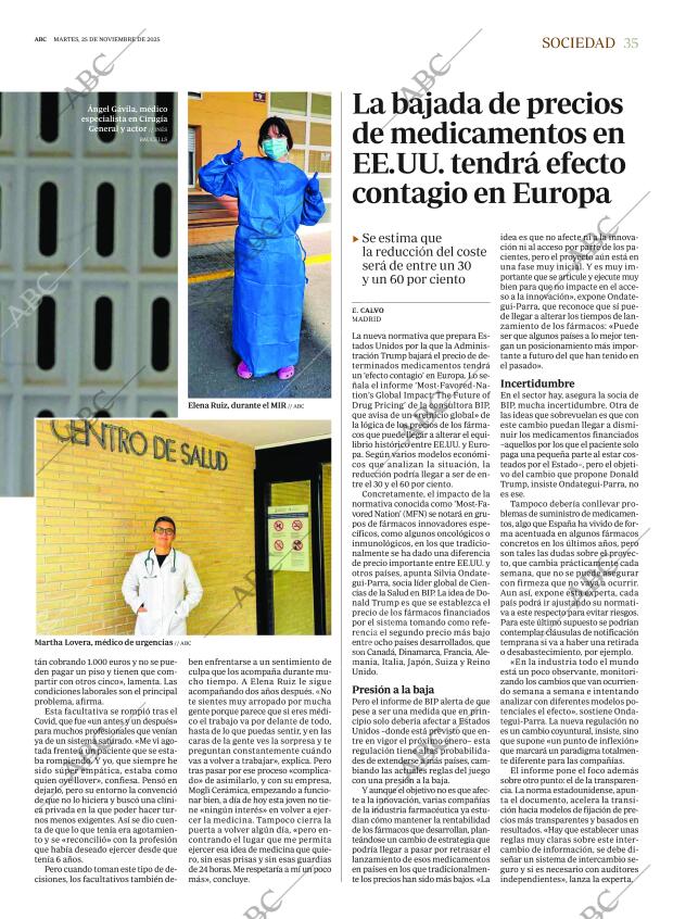 ABC MADRID 25-11-2025 página 35