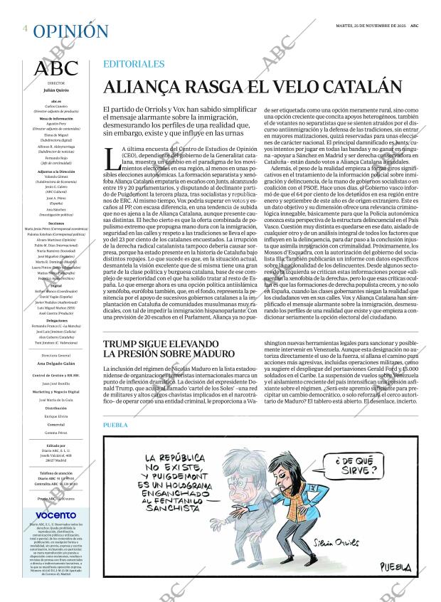 ABC MADRID 25-11-2025 página 4